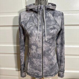 Lululemon Hooded Define Jacket *Nulu Sz 10 Diamond Dye Stargaze Pitch Grey $128